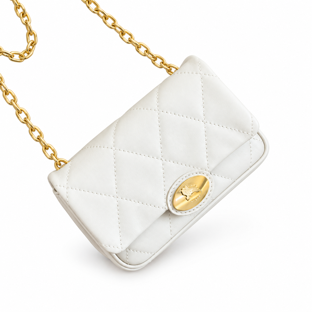 Burberry Quilted Chain Shoulder Bag