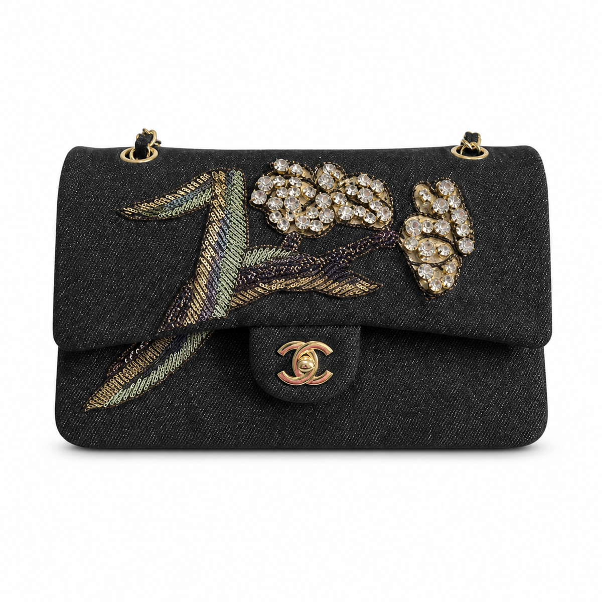 Chanel Diamond-Quilted Crossbody Bag