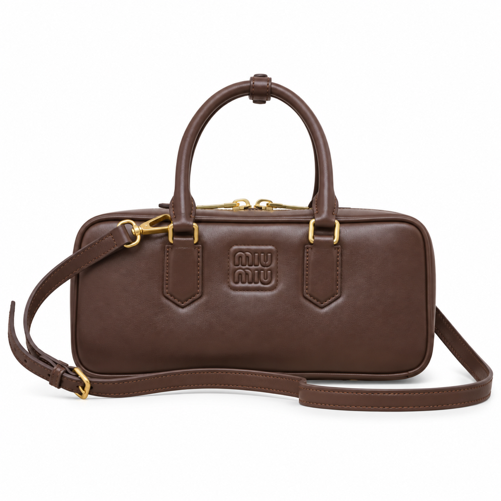 Miu Miu Matelassé Leather Textured Crossbody Bag