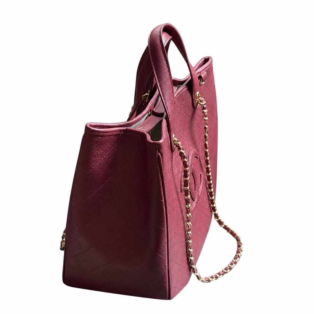 Chanel Roomy Quilted Shoulder Bag