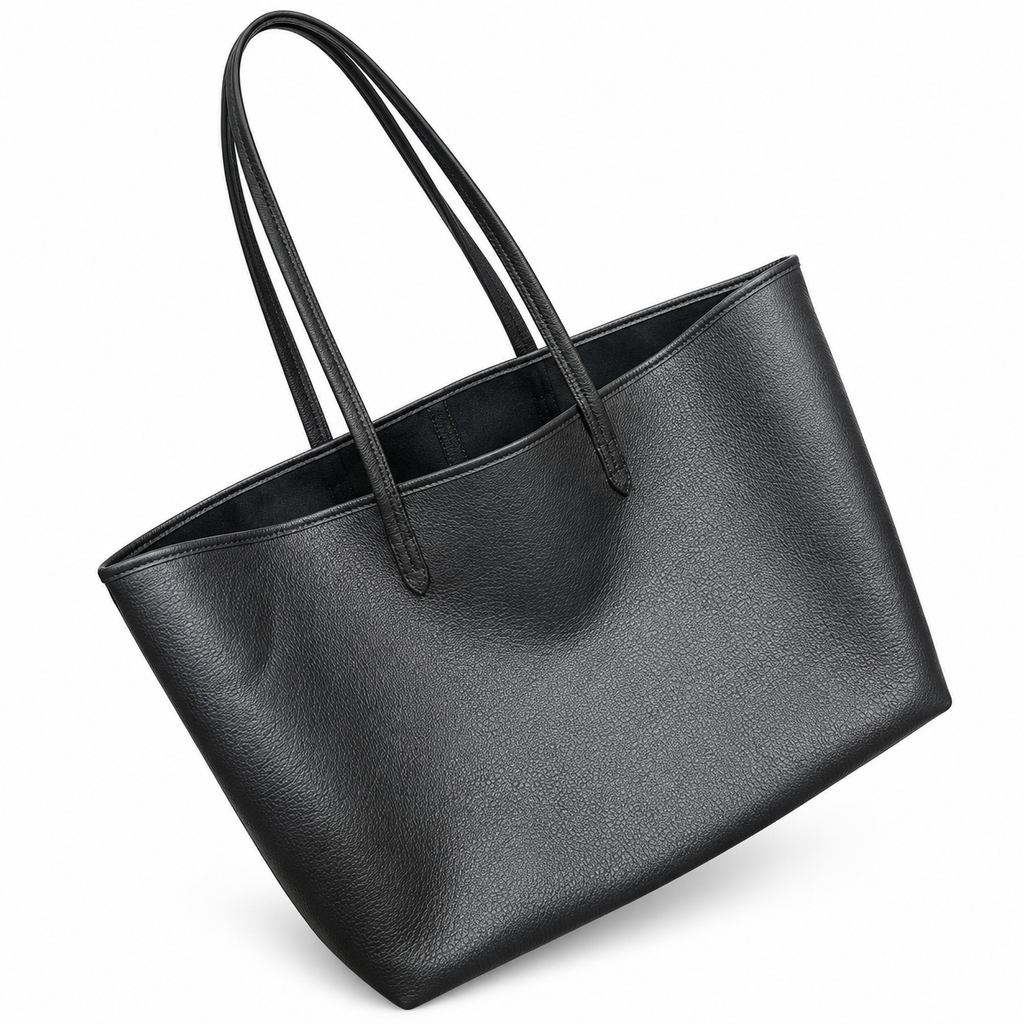 Burberry Textured Knight Logo Tote
