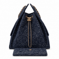Chanel Quilted Leather Spacious Chain Shoulder Bag