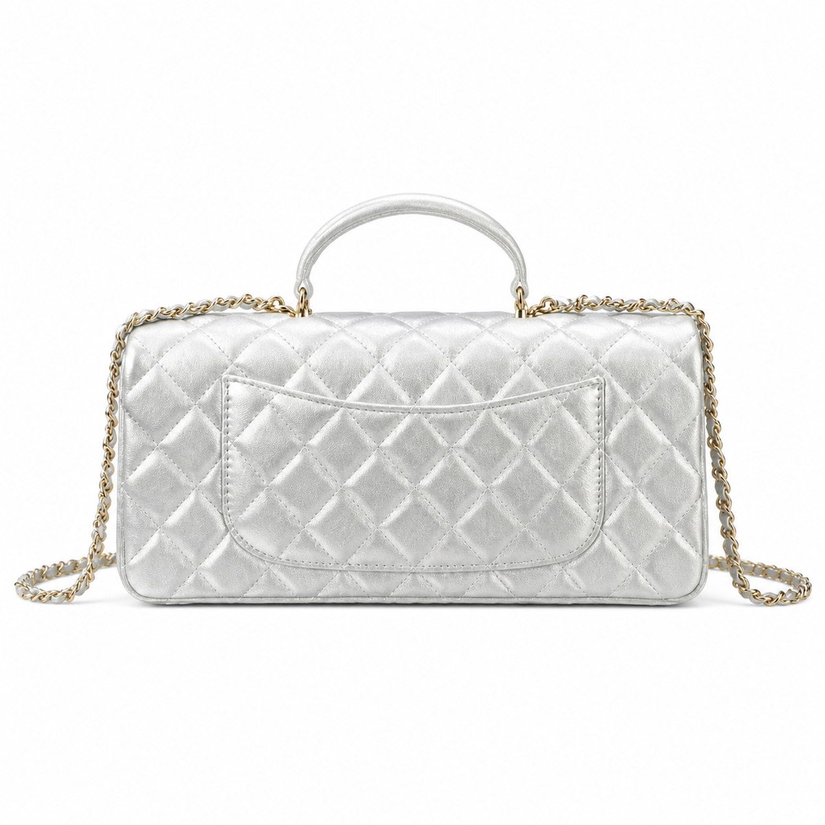 Chanel Quilted Leather Chain Crossbody Bag