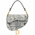 Dior Quilted Cannage Flap Shoulder Bag with Adjustable Strap