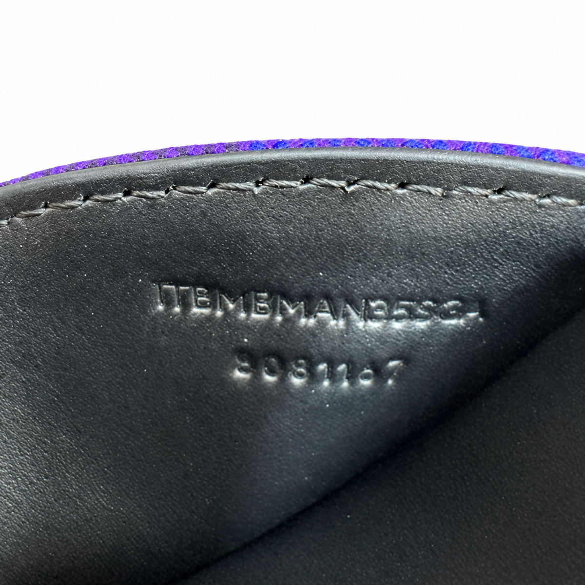 Burberry Purple Check Saddle Bag
