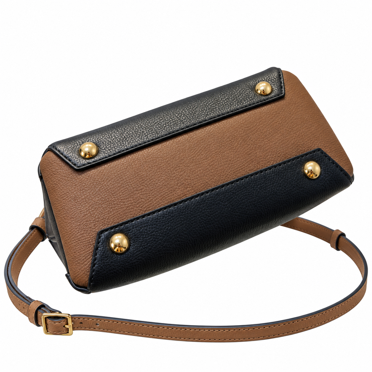Burberry Navy Leather Top Handle Bag