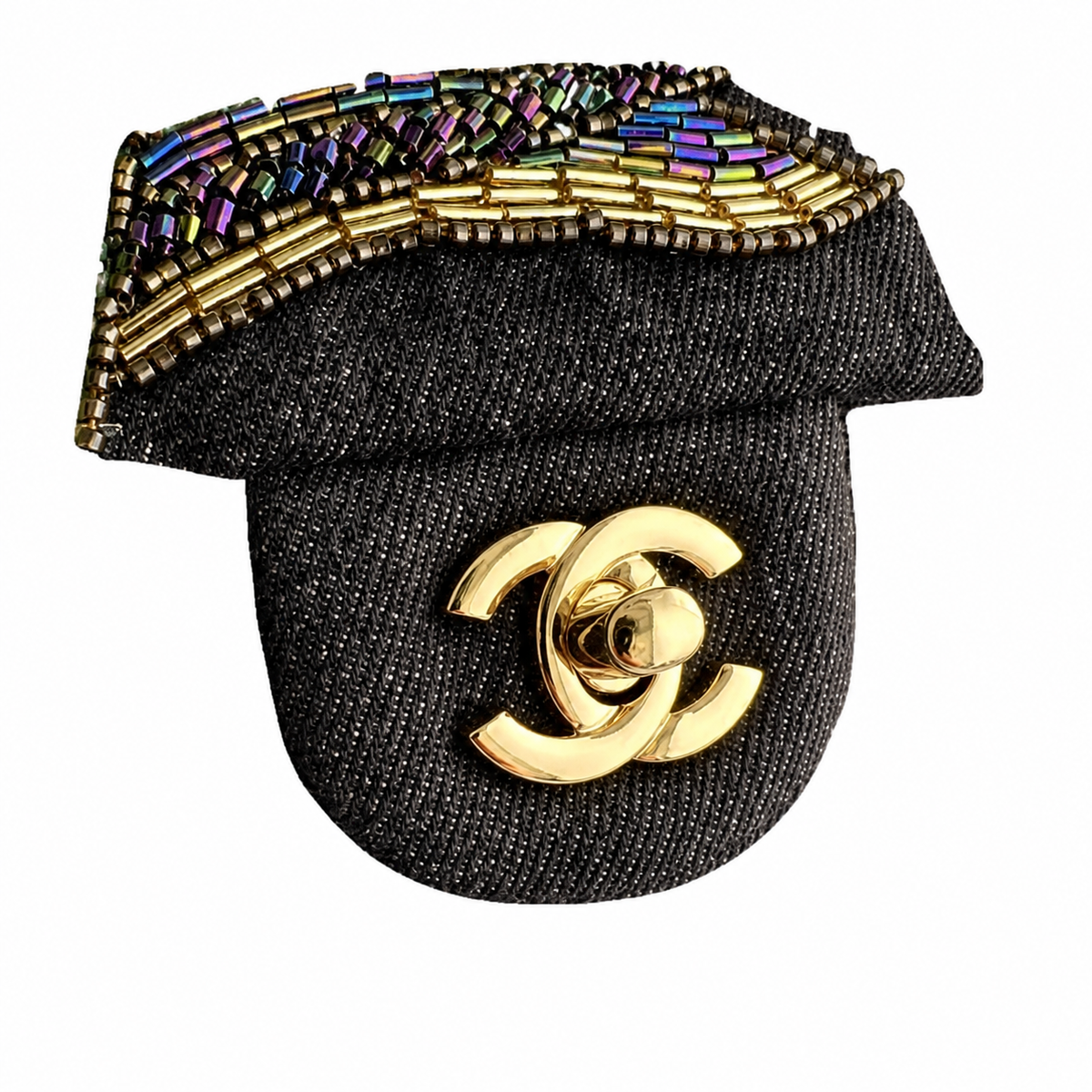Chanel Diamond-Quilted Crossbody Bag