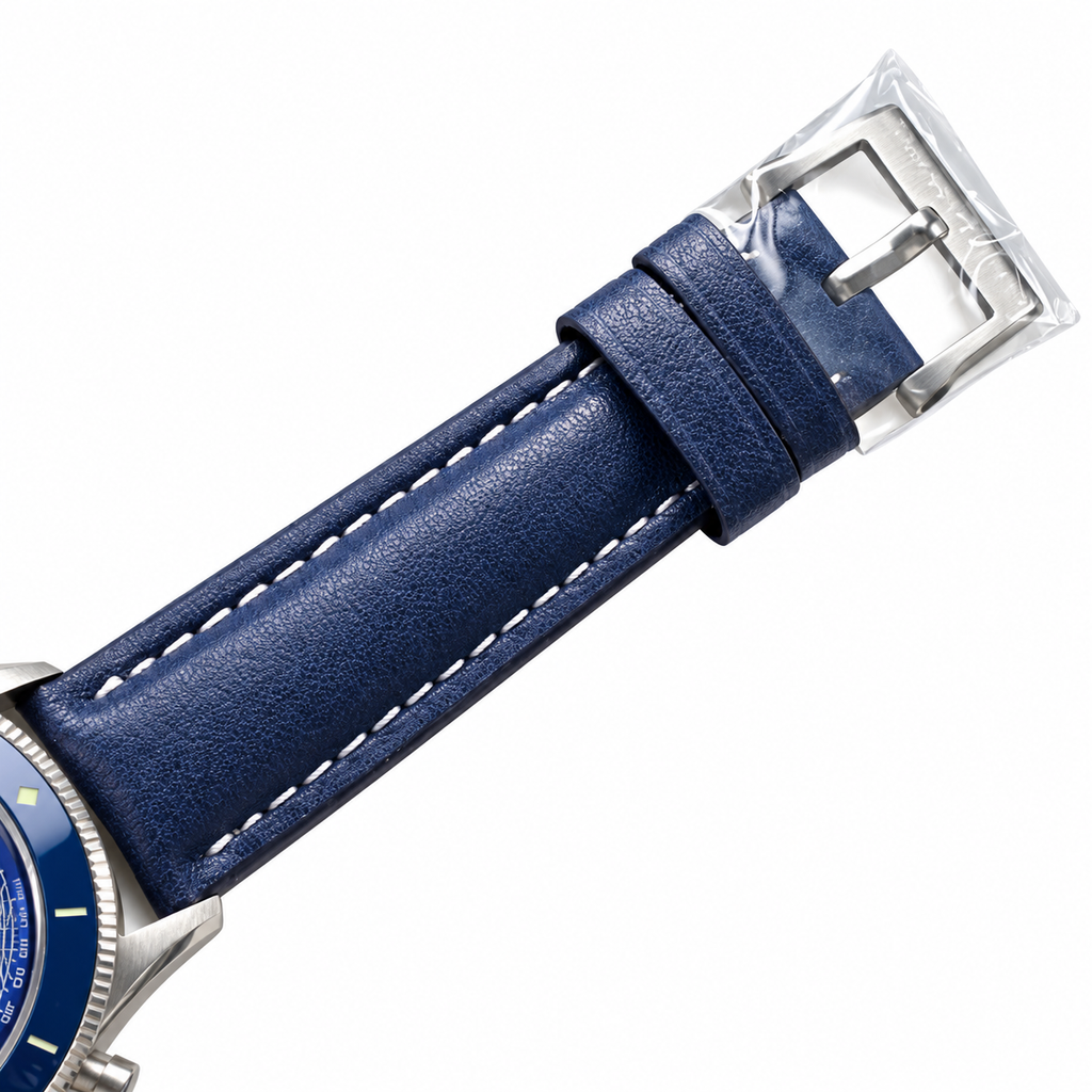 Blancpain Air Command Flyback Chronograph Steel Blue Dial Watch