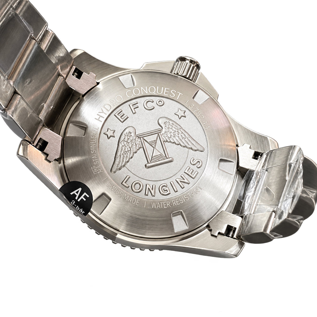 Longines HydroConquest – Black Dial Ceramic Bezel Steel Bracelet 300m